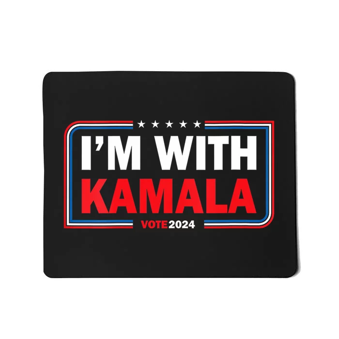 IM With Her Kamala Vote For 2024 President Kamalaharris Mousepad