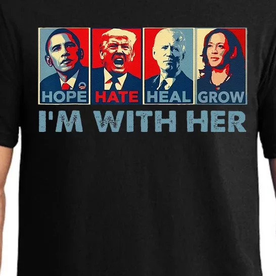 IM With Her Kamala Vote For 2024 President Kamala Harris Pajama Set