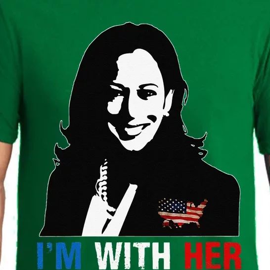 IM With Her Kamala Vote For 2024 President Kamala Harris Pajama Set