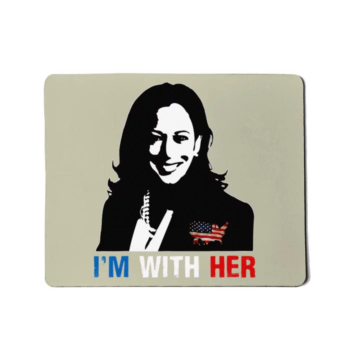 IM With Her Kamala Vote For 2024 President Kamala Harris Mousepad