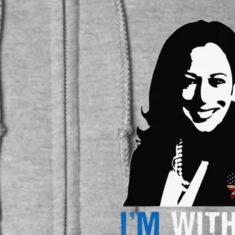 IM With Her Kamala Vote For 2024 President Kamala Harris Full Zip Hoodie