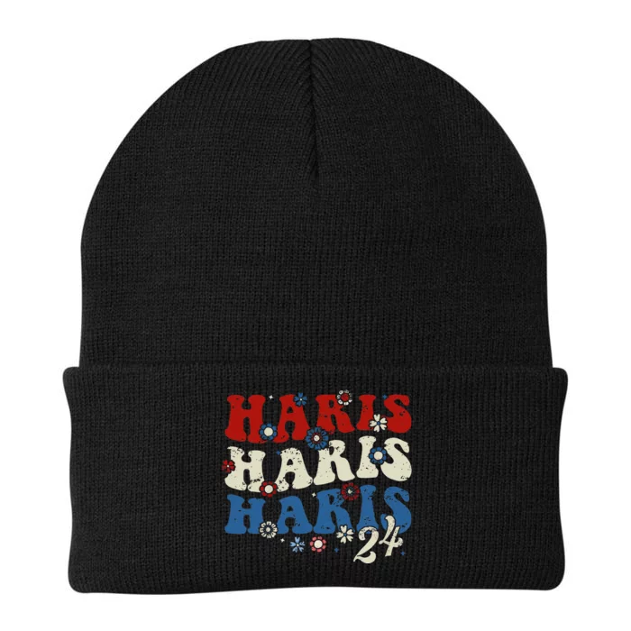 Im With Her Kamala Vote For 2024 President Kamala Harris Knit Cap Winter Beanie