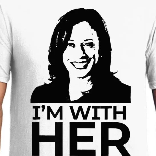 Im With Her Kamala Vote For 2024 President Kamala Harris Pajama Set