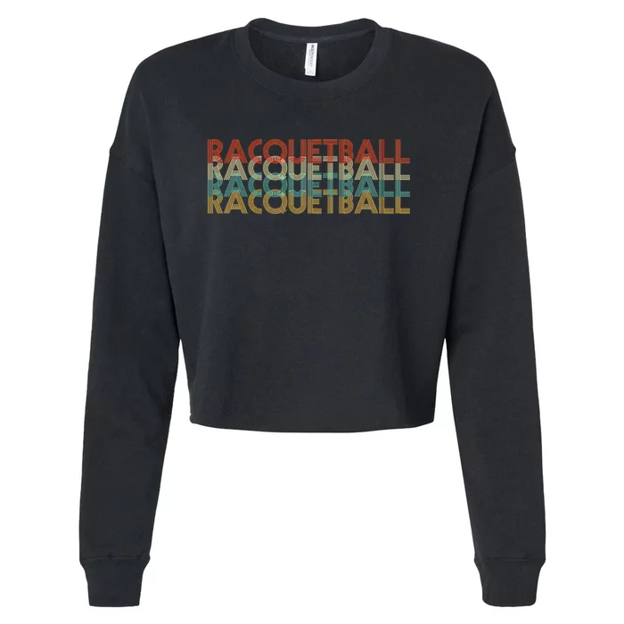 I Would Hit That Vintage Retro Pickleball Cropped Pullover Crew