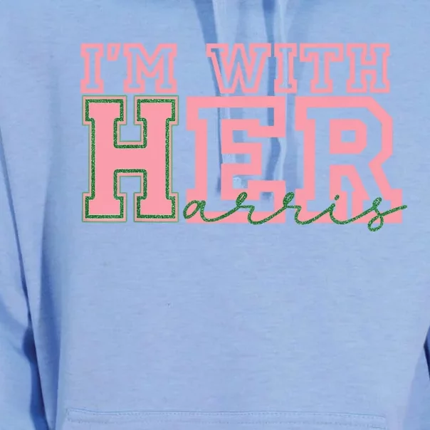 IM With Her Kamala Vote For 2024 President Kamalaharris Unisex Surf Hoodie