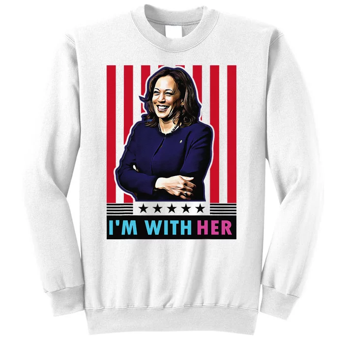 IM With Her Kamala Vote For 2024 President Kamalaharris Sweatshirt