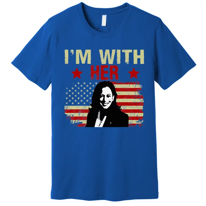 IM With Her Kamala Vote For 2024 President Kamala Harris Premium T-Shirt