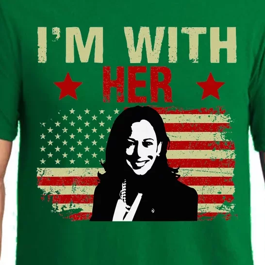 IM With Her Kamala Vote For 2024 President Kamala Harris Pajama Set