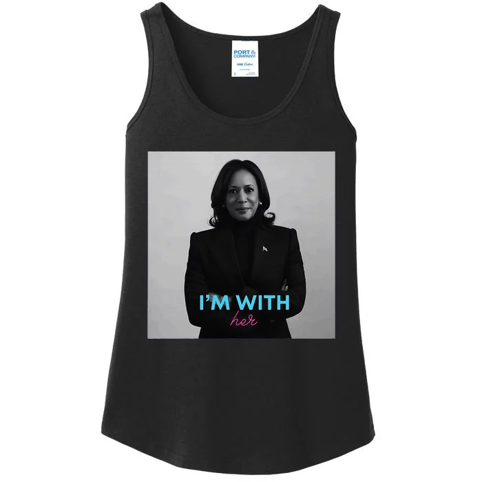 IM With Her Kamala Ladies Essential Tank