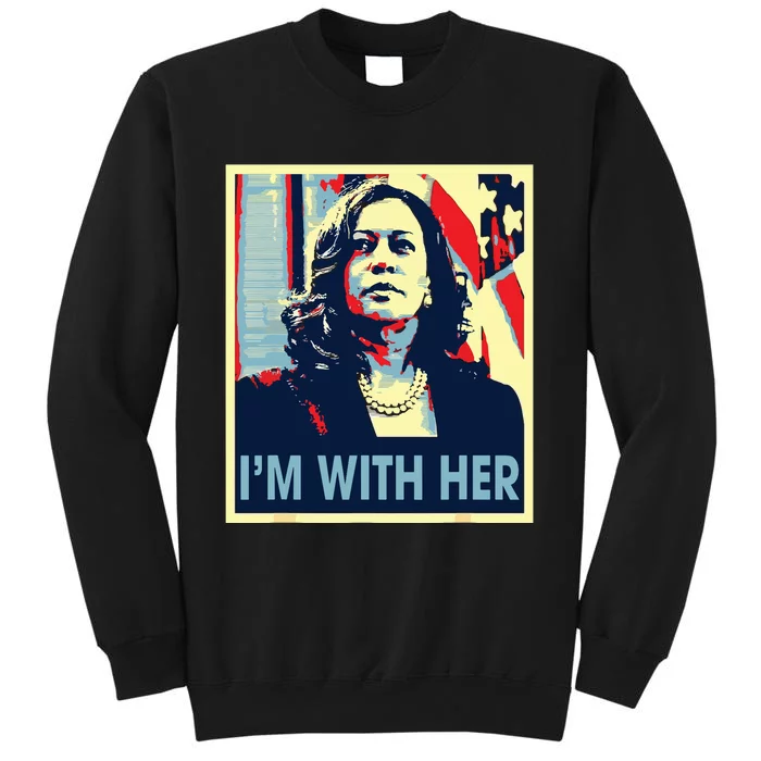 Im With Her Kamala Vote For 2024 President Kamalaharris Sweatshirt