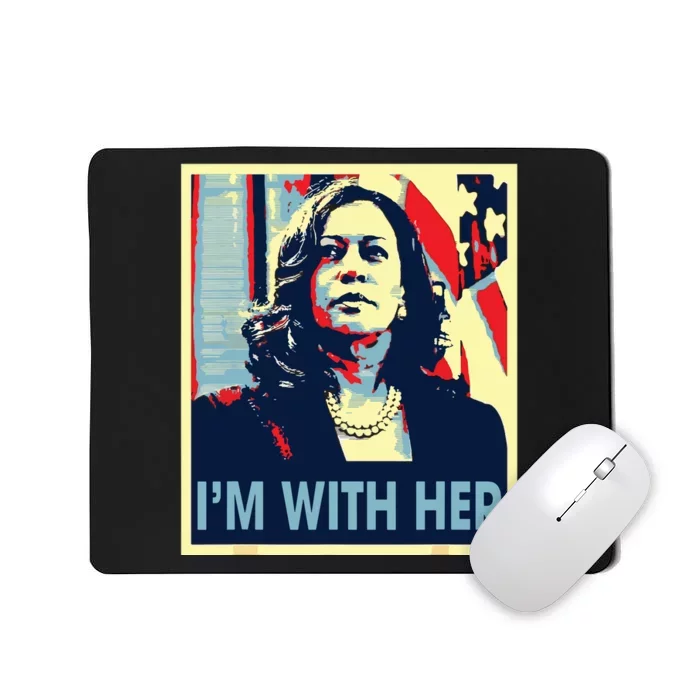 Im With Her Kamala Vote For 2024 President Kamalaharris Mousepad