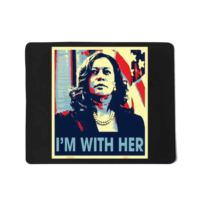 Im With Her Kamala Vote For 2024 President Kamalaharris Mousepad