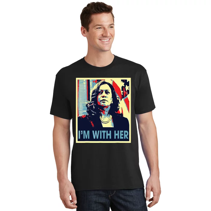 Im With Her Kamala Vote For 2024 President Kamala Harris T-Shirt