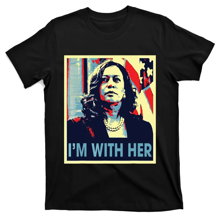 Im With Her Kamala Vote For 2024 President Kamala Harris T-Shirt