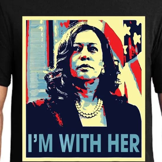 Im With Her Kamala Vote For 2024 President Kamala Harris Pajama Set