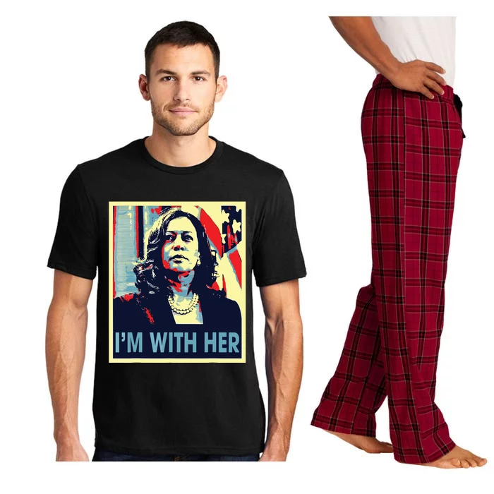 Im With Her Kamala Vote For 2024 President Kamala Harris Pajama Set