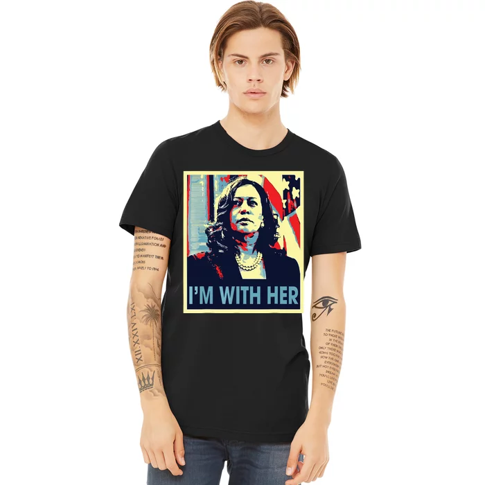 Im With Her Kamala Vote For 2024 President Kamala Harris Premium T-Shirt