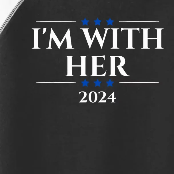 IM With Her Kamala Toddler Fine Jersey T-Shirt