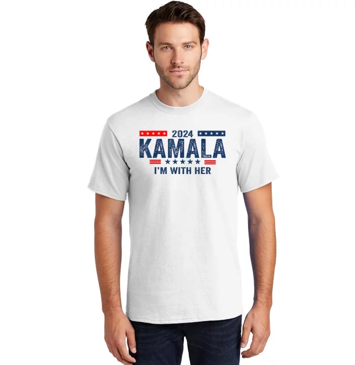 IM With Her Kamala Vote For 2024 President Kamalaharris Tall T-Shirt