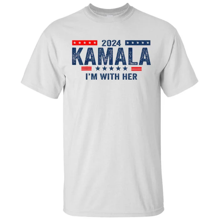 IM With Her Kamala Vote For 2024 President Kamalaharris Tall T-Shirt