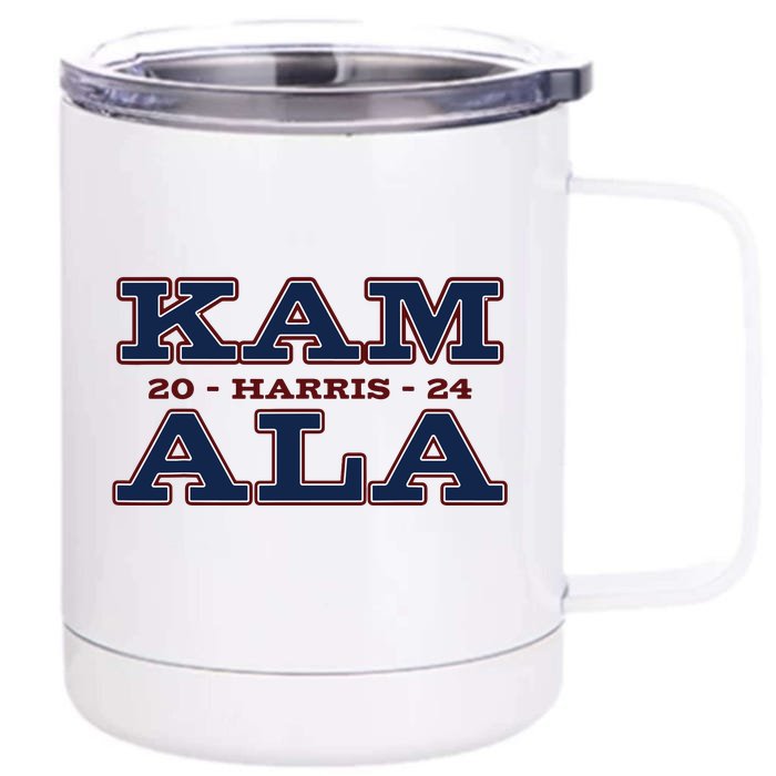 Im With Her Kamala Harris 2024 Front & Back 12oz Stainless Steel Tumbler Cup