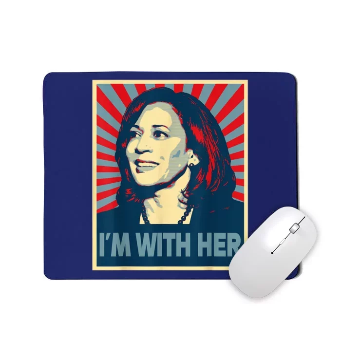 IM With Her Kamala Vote For 2024 President Kamalaharris Mousepad