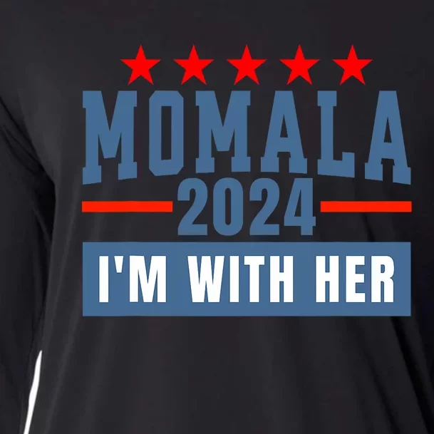 IM With Her Momala For Kamala Harris 47th President 2024 Cooling Performance Long Sleeve Crew