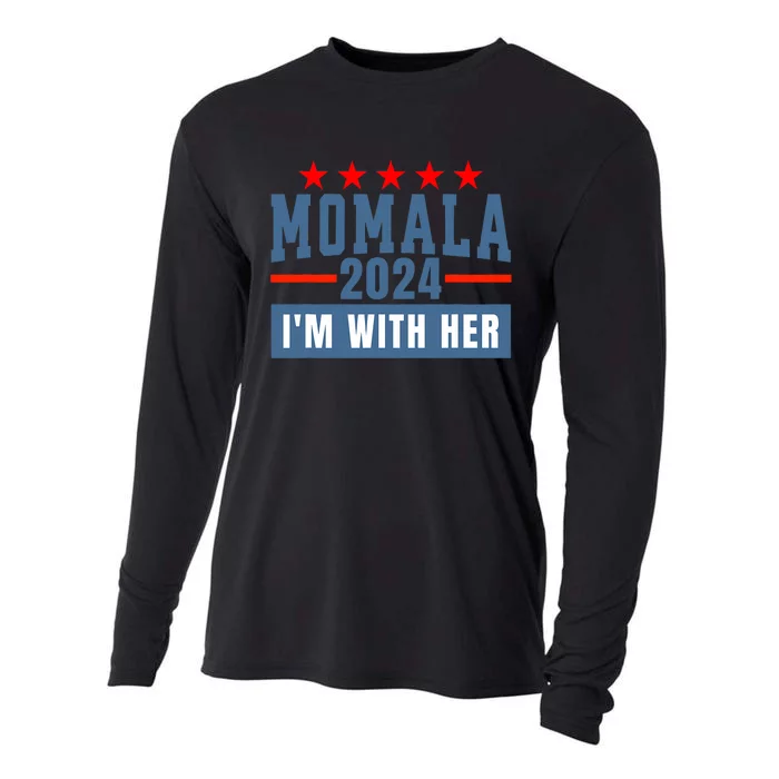 IM With Her Momala For Kamala Harris 47th President 2024 Cooling Performance Long Sleeve Crew