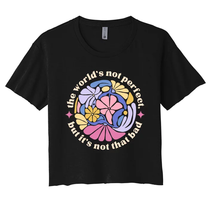 If We Have Eachother Floral Art Benjamin Women's Crop Top Tee