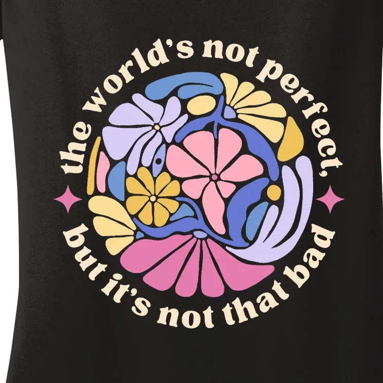 If We Have Eachother Floral Art Benjamin Women's V-Neck T-Shirt