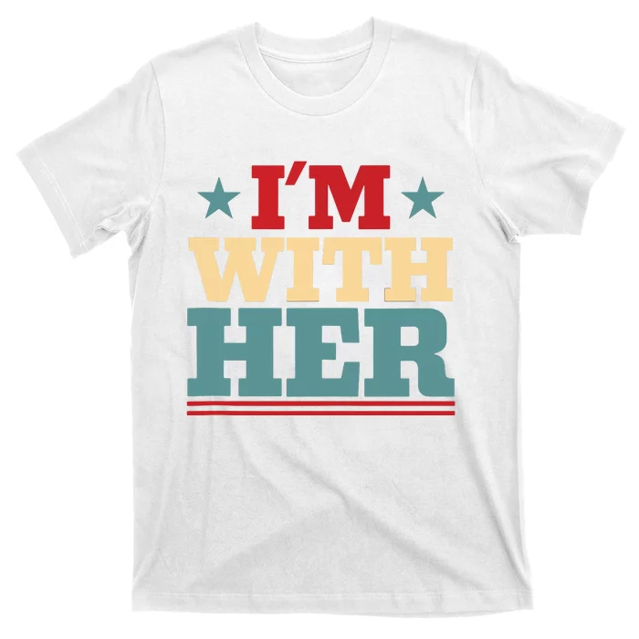 I’M With Her Presidential Election 2024 Harris Walz Democrat Tank Top T-Shirt