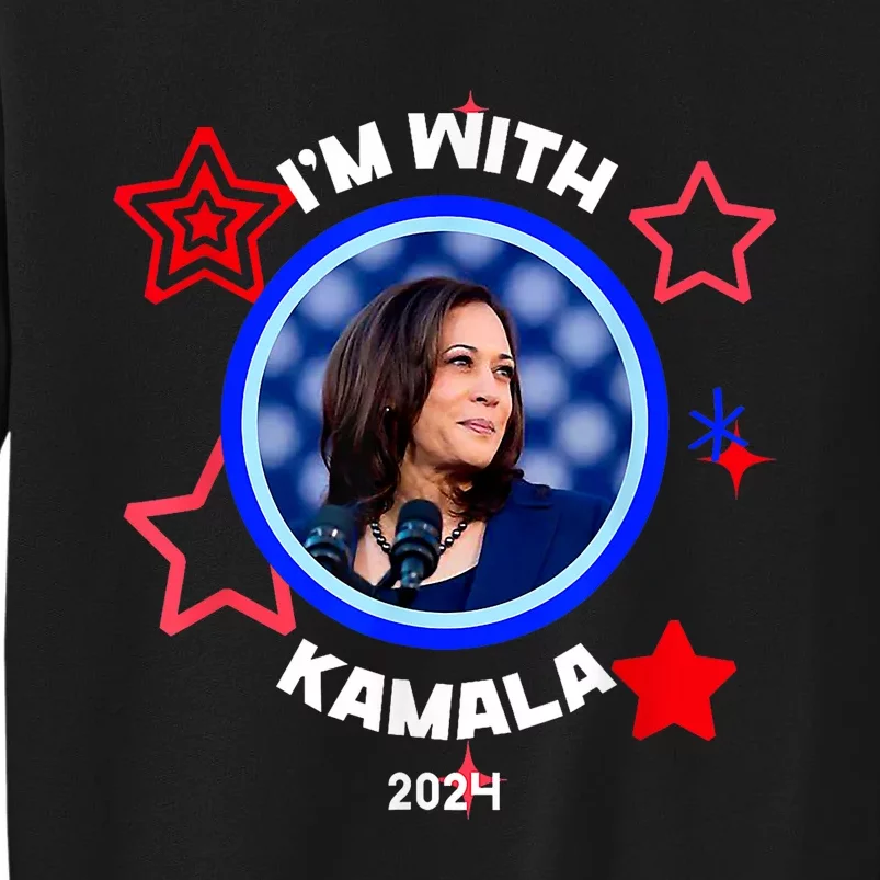 IM With Her Kamala Vote For 2024 President Kamala Harris Tall Sweatshirt