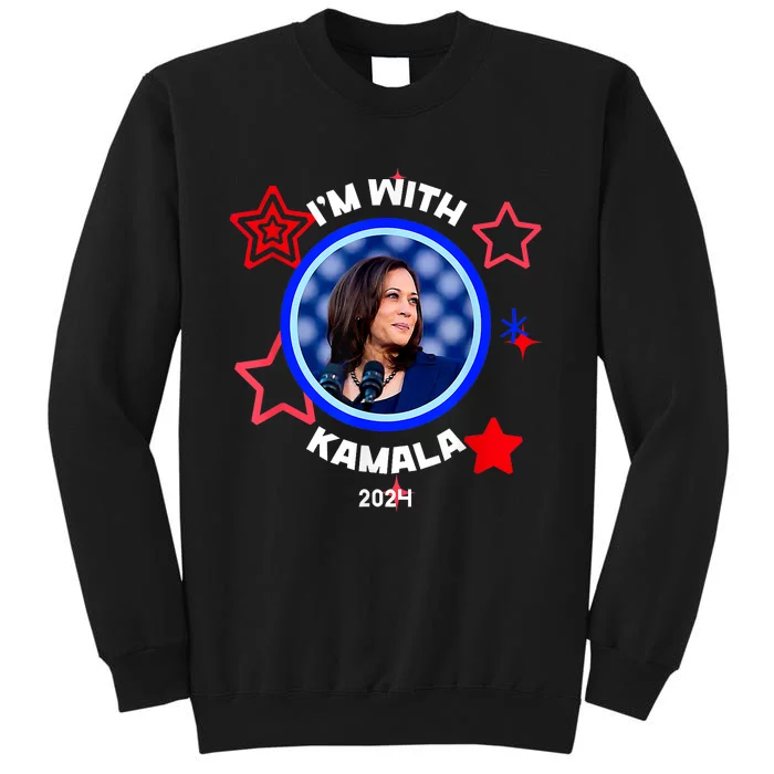 IM With Her Kamala Vote For 2024 President Kamala Harris Tall Sweatshirt