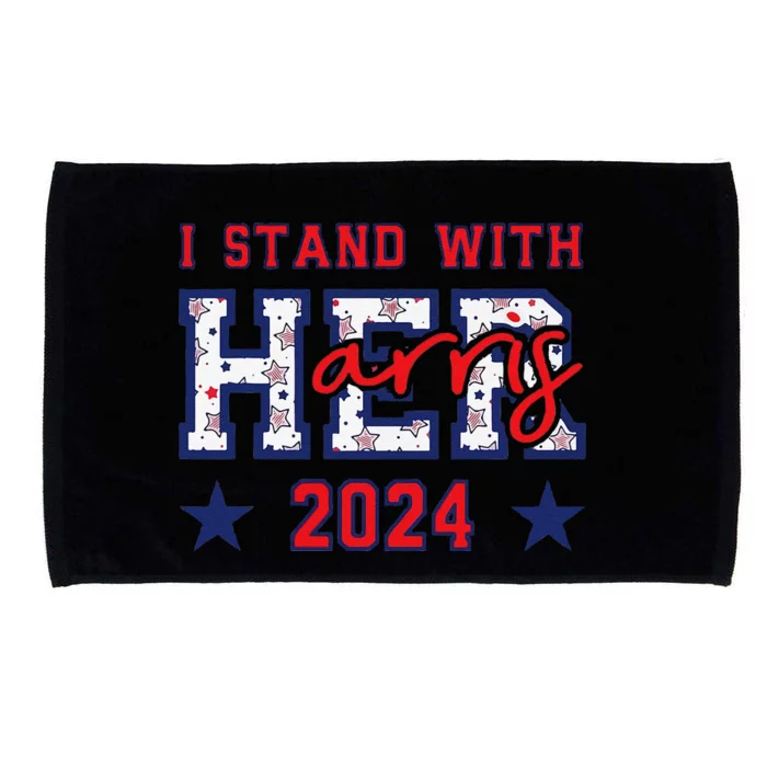 IM With Her President Kamala Election Microfiber Hand Towel