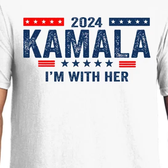 Im With Her Kamala Vote For 2024 President Kamala Harris Pajama Set