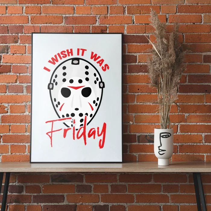 I Wish It Was Friday Lazy DIY Halloween Costume Horror Movie Poster