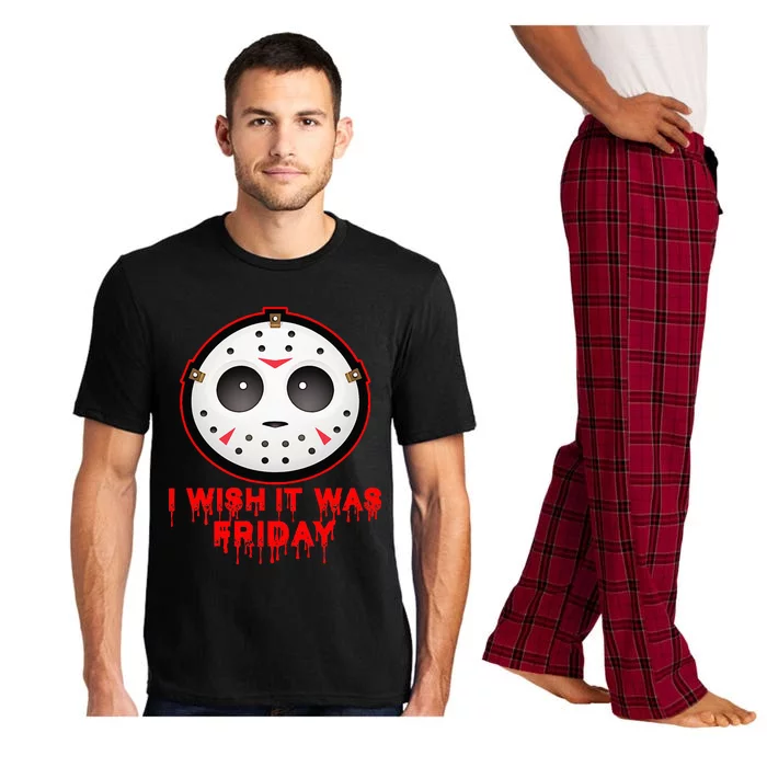 I Wish It Was Friday Cute Halloween Costume 13th Horror Pajama Set