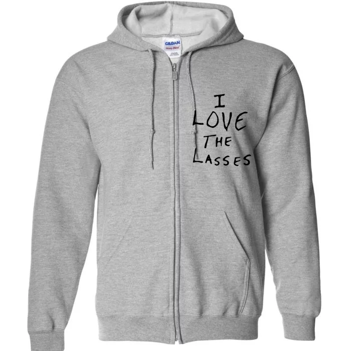 Ian Wright I Love The Lasses Full Zip Hoodie