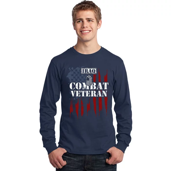 Iraq War Iraq Combat Veteran Tall Long Sleeve T-Shirt