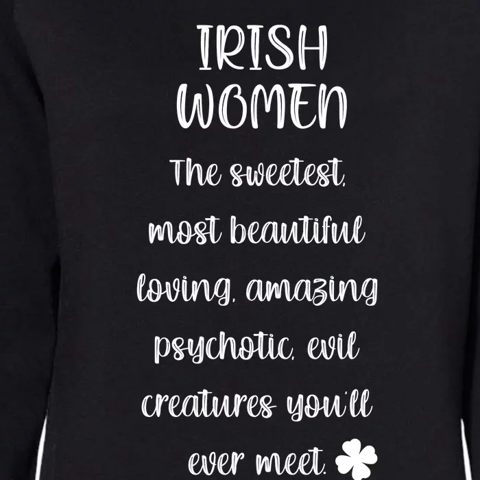 Irish Women Womens California Wash Sweatshirt