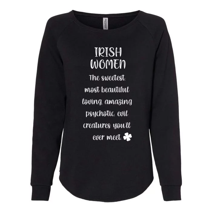 Irish Women Womens California Wash Sweatshirt