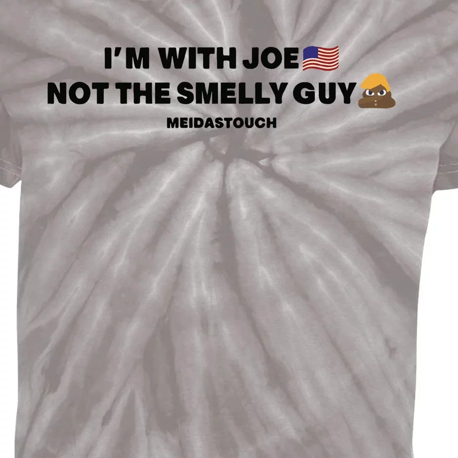 IM With Joe Not The Smelly Guy Kids Tie-Dye T-Shirt