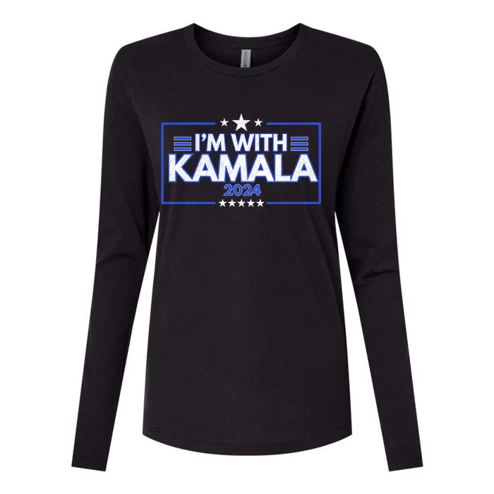 IM With Kamala 2024 Womens Cotton Relaxed Long Sleeve T-Shirt