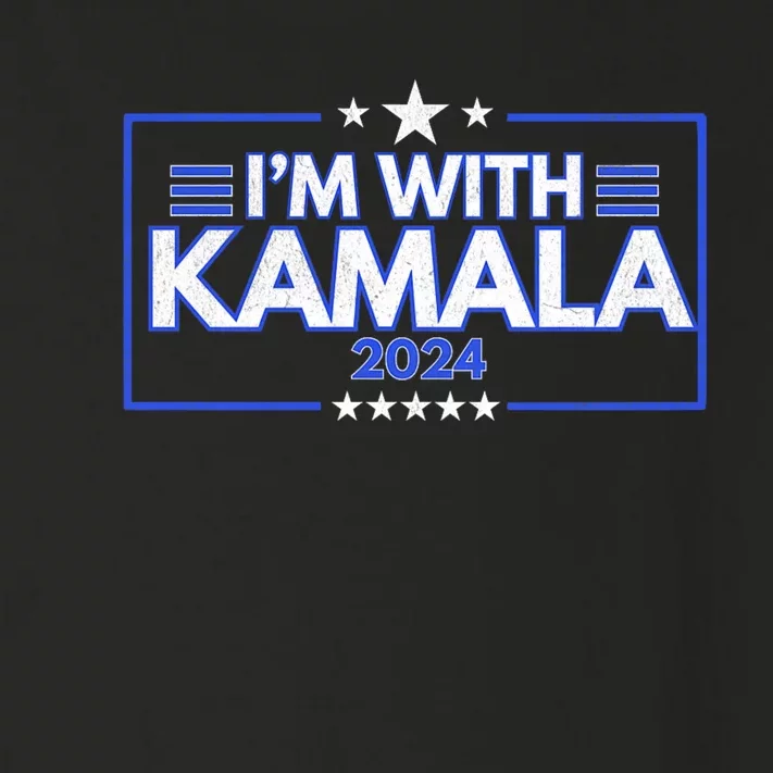 IM With Kamala 2024 Toddler Long Sleeve Shirt