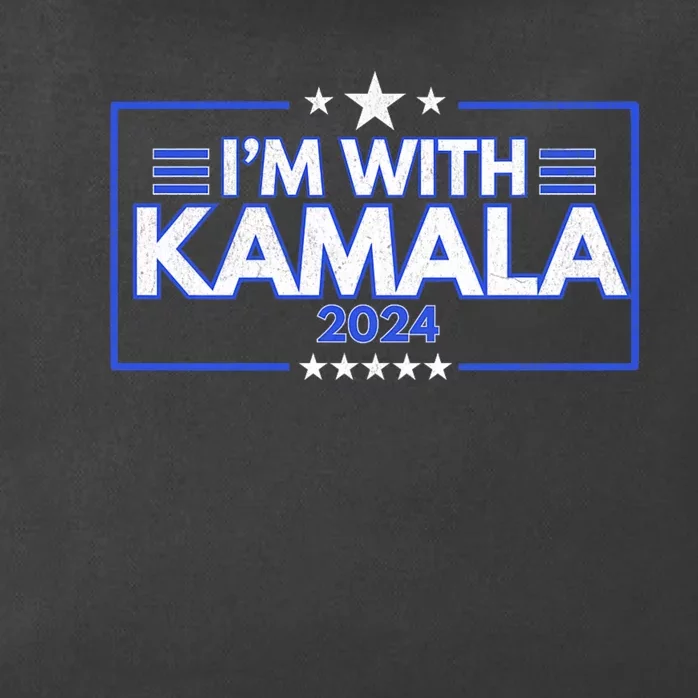 IM With Kamala 2024 Zip Tote Bag