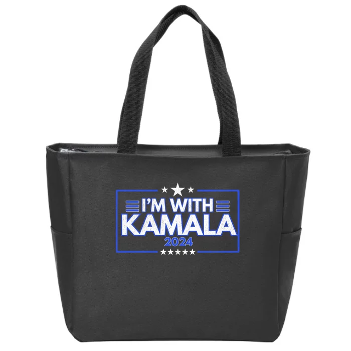 IM With Kamala 2024 Zip Tote Bag