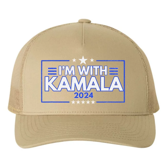 IM With Kamala Yupoong Adult 5-Panel Trucker Hat