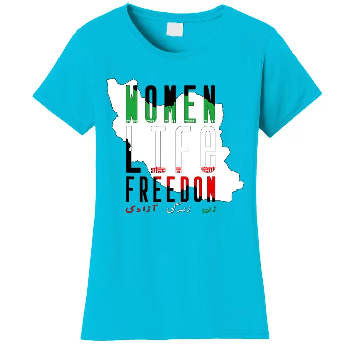 Iran Women Life Freedom Support Persian Women, Free Iran Women's T-Shirt