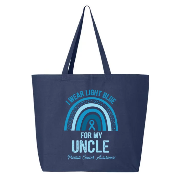 I Wear Light Blue For My Uncle Prostate Cancer Awareness Gift 25L Jumbo Tote