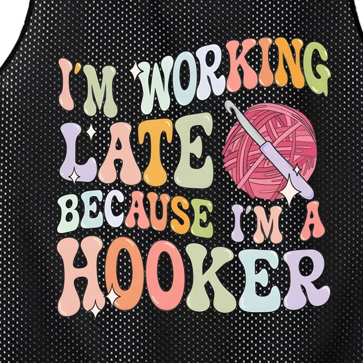 IM Working Late IM A Hooker Mesh Reversible Basketball Jersey Tank